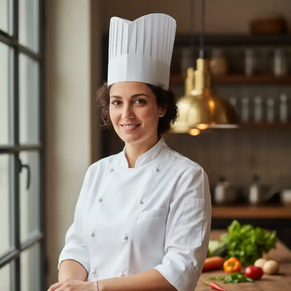 Portrait of Chef Sofia Moretti