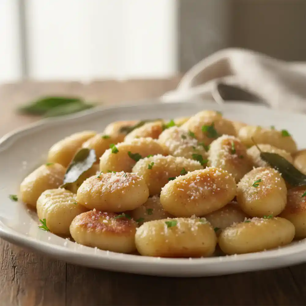 Homemade potato gnocchi
